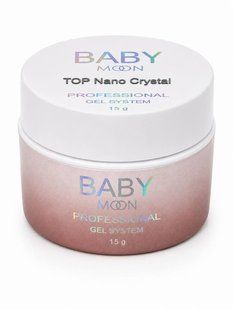 Топ для гель-лаку без липкого шару, Baby Moon Nano Crystal Top, 15 мл 3139382170 фото