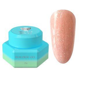 Гель рідкий камуфлюючий для зміцнення нігтів, You Are Cute Bottle Gel, №11, персиковий з шиммером, 15 мл 994-4006-1420 фото