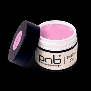 Гель камуфлюючий&nbsp;для нарощування нігтів, PNB Builder Gel, №07 Sweet Pink, рожевий, 15 мл 3114016499 фото