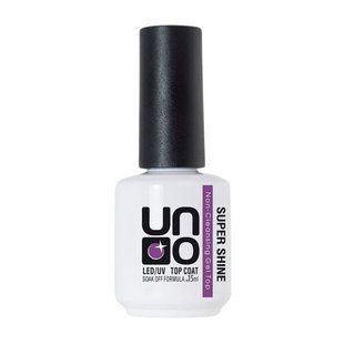 Топ для гель-лака без липкого слоя UNO Super Shine Non-Cleansing Top, 15 мл 2155234345 фото