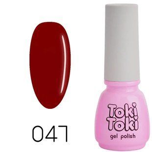 Гель-лак для нігтів, Toki-Toki, №047, колір: світло-вишневий, 5 мл 2002047 фото
