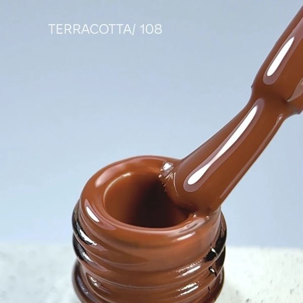 Гель-лак для нігтів, NAILSOFTHEDAY, №108&nbsp;Terracotta, колір: теракотовий, 10 мл 4827784500009 фото