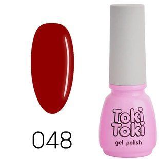 Гель-лак для нігтів, Toki-Toki, №048, колір: алий, 5 мл 2002048 фото