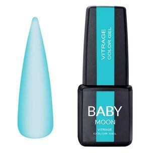 Гель-лак вітражний для нігтів Baby Moon Vitrage, №04, колір: бірюзовий, 6 мл 5905123024375 фото