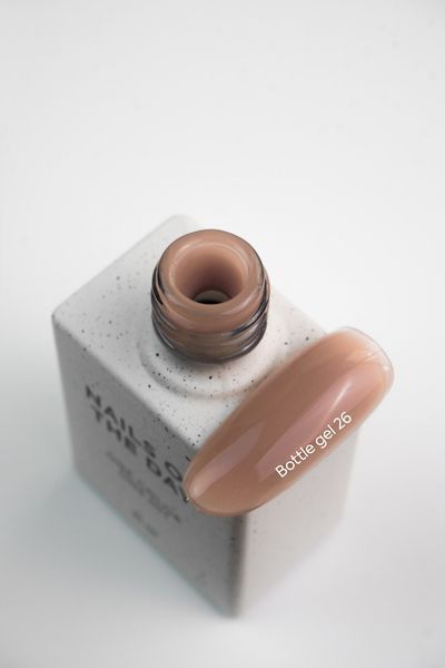 Гель жидкий камуфлирующий для укрепления ногтей, NAILSOFTHEDAY Bottle Gel, №26, тепло-бежевый, 10 мл 4828741694007 фото