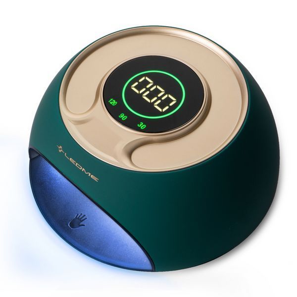 Світлодіодна LED лампа для манікюру гель-лаку LEDME ONE 120W UV/LED Green 1865765867 фото