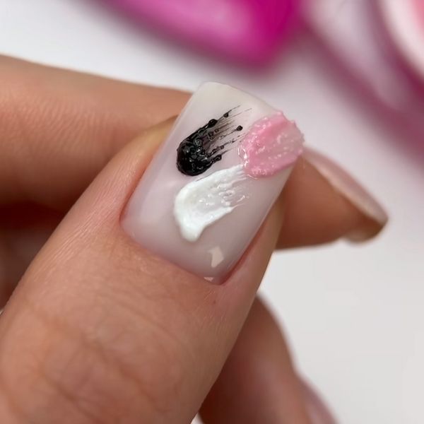 Гель-паста для дизайну нігтів,&nbsp;Edlen Sugar&nbsp;Gel, №01, колір: білий, 5 мл 4000390335 фото
