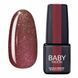 Гель-лак для нігтів Baby Moon Dance Diamond, №05, колір: темно-рожевий вінтажний з дрібним шимером, 6 мл 5908254001581 фото 1
