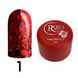 Гель-лак для ногтей, Roks Glitter Color, №01, цвет: прозрачный с красным глиттером, 5 мл 5902000009012 фото 1