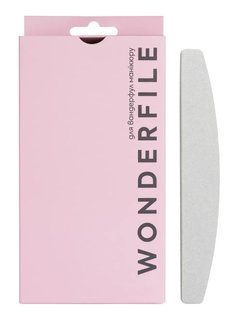 Сменные файлы-бафы для пилки полумесяц на мягкой основе,&nbsp;Wonderfile, 320 грит, 14 шт WFB162/320 фото