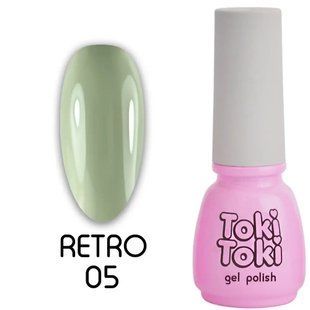 Гель-лак для нігтів, Toki-Toki Retro, №RT05, колір: оливковий, 5 мл 2002RT05 фото