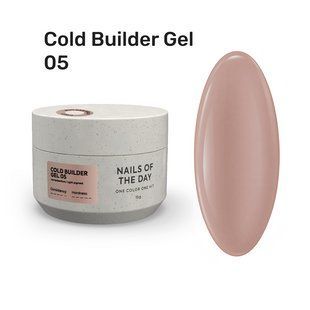 Гель камуфлюючий для нарощування нігтів, NAILSOFTHEDAY Cold&nbsp;Builder Gel, №05, холодно-нюдовий, 15 мл 3247454461 фото