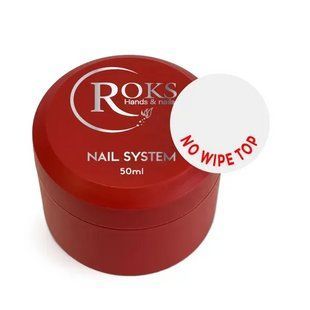 Топ для гель-лаку без липкого шару, Roks No Wipe Top, 50 мл 5902000030344 фото