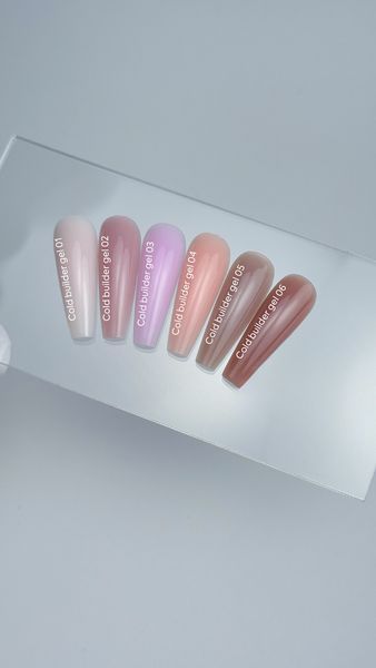 Гель камуфлюючий для нарощування нігтів, NAILSOFTHEDAY Cold&nbsp;Builder Gel, №05, холодно-нюдовий, 15 мл 4821155500001 фото