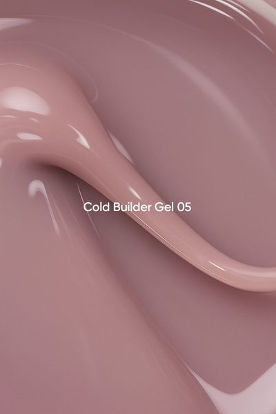 Гель камуфлюючий для нарощування нігтів, NAILSOFTHEDAY Cold&nbsp;Builder Gel, №05, холодно-нюдовий, 15 мл 4821155500001 фото