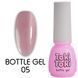 Гель рідкий камуфлюючий для зміцнення нігтів, Toki-Toki Bottle Gel, №05, рожевий с блискітками, 5 мл 2002BG05 фото 1