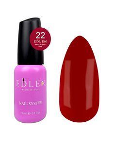 Акрил-гель жидкий для укрепления ногтей, Edlen Water Acrygel Wine, №22, красный, 9 мл 4000400922 фото