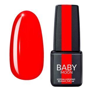 Гель-лак для нігтів Baby Moon Perfect Neon, №03, колір: яскраво-червоний, 6 мл 5908254001802 фото