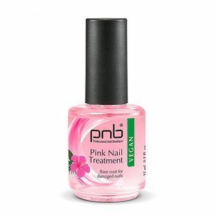 Засіб для зміцнення та відновлення нігтів, PNB&nbsp;Pink Nail Treatment, 15 мл 3117255121 фото