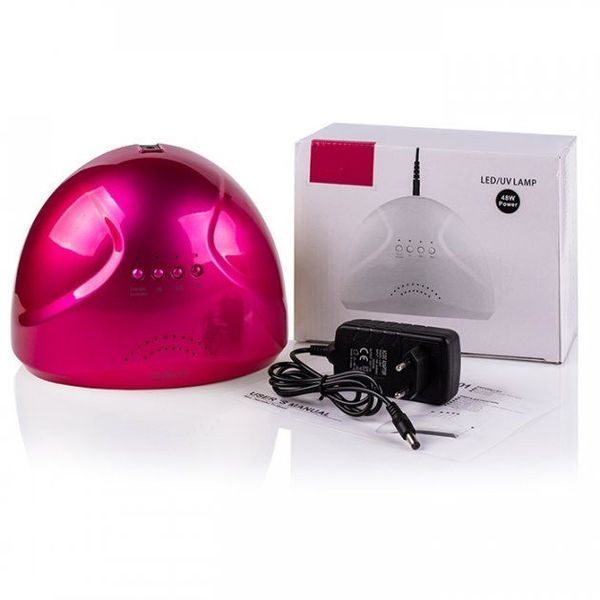 Світлодіодна LED лампа для манікюру гель-лаку SUN One 48W UV/LED Pink 1725605341 фото