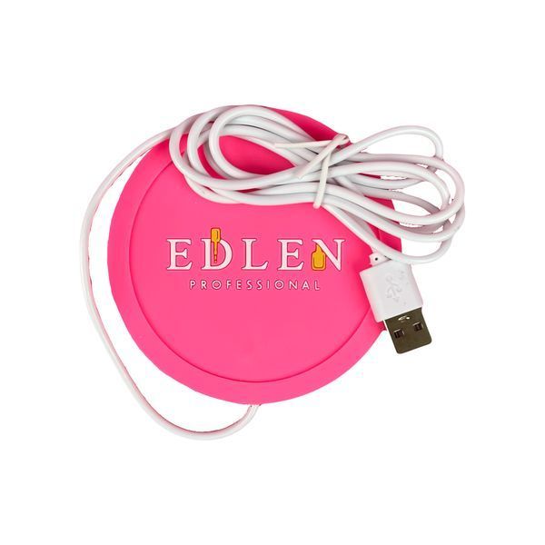 Підігрівач для гелю,&nbsp;Edlen&nbsp;Gel warmer, с живленням від USB, колір: рожевий 4000402021 фото