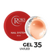 Гель камуфлирующий для наращивания ногтей, Roks Builder Gel, №35, персиково-оранжевый, 30 мл 5903800000353 фото 1