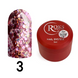 Гель-лак для нігтів, Roks Glitter Color, №03, колір: прозорий з рожевим глітером, 5 мл 5902000009036 фото 1