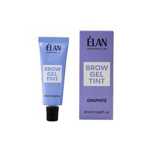 Фарба для брів, ELAN Brow Gel Tint, Graphite&nbsp;(графіт), 20 мл 1107714 фото