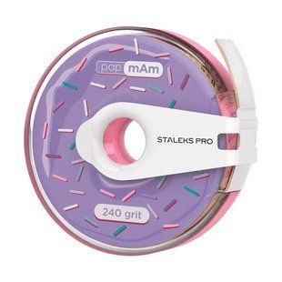 Сменный файл-лента papmAm белый в пластиковой катушке Staleks Pro Expert, 240 грит &ndash;&nbsp;ATC-240w ATC-240w фото