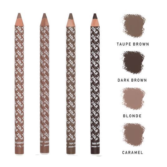 Карандаш пудровый для бровей, ZOLA Powder Brow Pencil, Blonde 05295 фото