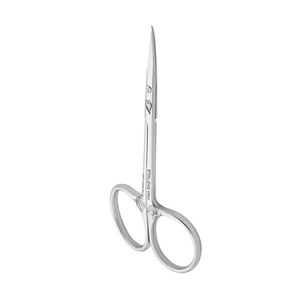 Ножницы профессиональные с крючком для кутикулы Staleks Pro Exclusive 21 type 1 magnolia &ndash; SX-21/1m SX-21/1m фото