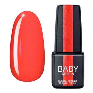 Гель-лак для нігтів Baby Moon Perfect Neon, №05, колір: кораловий, 6 мл 5908254001826 фото