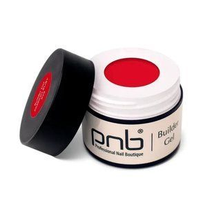 Гель камуфлюючий&nbsp;для нарощування нігтів, PNB Builder Gel, №039 Passion Ruby, малиновий, 15 мл 4603 фото