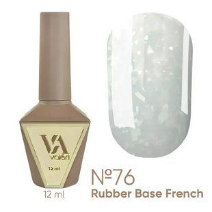 База камуфлююча, Valeri French Base, №76, молочна з білою поталлю, 12 мл NVFB12-76 фото