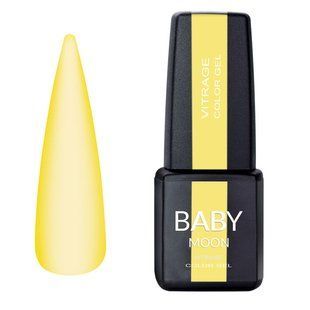 Гель-лак вітражний для нігтів Baby Moon Vitrage, №08, колір: жовтий, 6 мл 5905123024412 фото