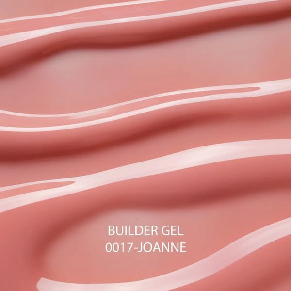 Гель камуфлюючий для нарощування нігтів DNKa Builder Gel Powerful Women, №0017, Рожево-персиковий (Joanna), 30 мл BGD0017 фото