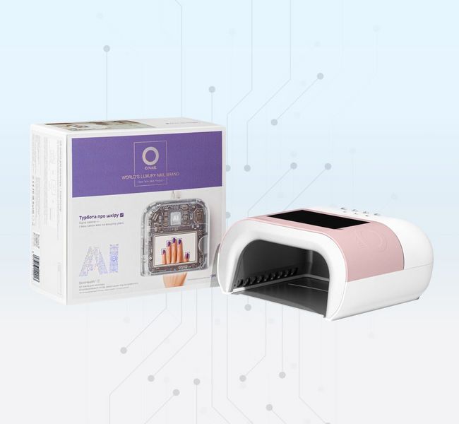 Лампа для манікюру зі штучним інтелектом, ONAIL AI lamp, Pink 2905274369 фото