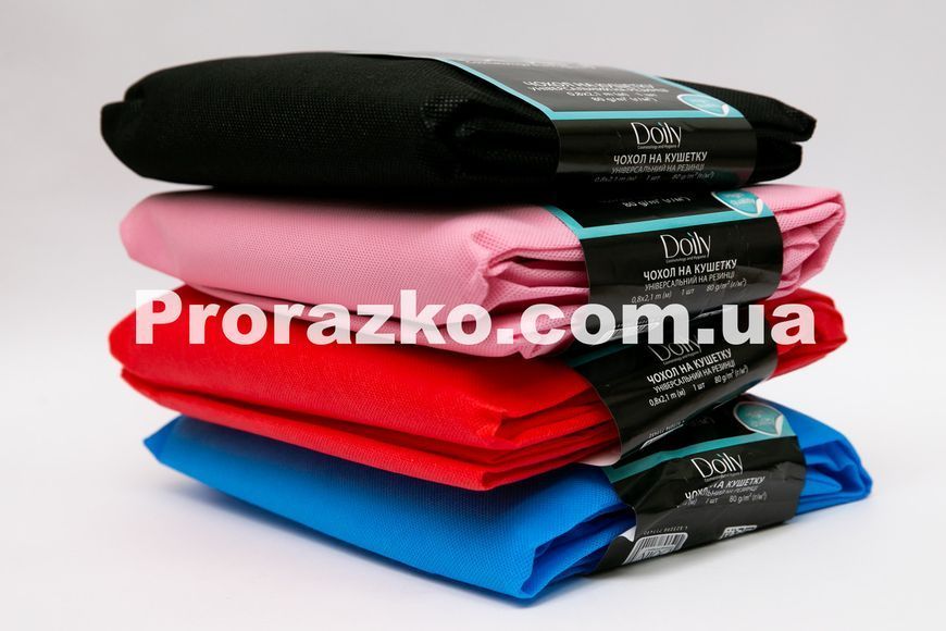 Чохол на кушетку на резинці Doily&reg; (Дойлі), спанбонд, 80 г/м2, розмір 0.8х2.1 м, колір: малиновий 10083970044 фото