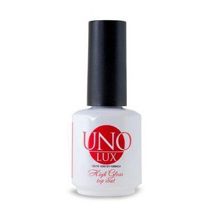 Топ для гель-лака без липкого слоя UNO LUX High Gloss, 15 мл 2413203716 фото