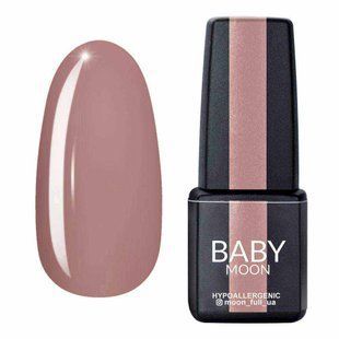Гель-лак для нігтів Baby Moon Sensual Nude, №14, колір: бежевий темний, 6 мл 5908254002021 фото