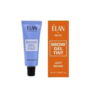Фарба для брів, ELAN Brow Gel Tint, Light Brown&nbsp;(світло-коричневий), 20 мл 1107716 фото