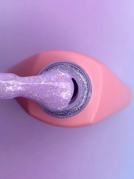 Гель жидкий камуфлирующий для укрепления ногтей, You Are Cute Bottle Gel, №08, лиловый с шиммером, 5 мл 994-4003-0950 фото