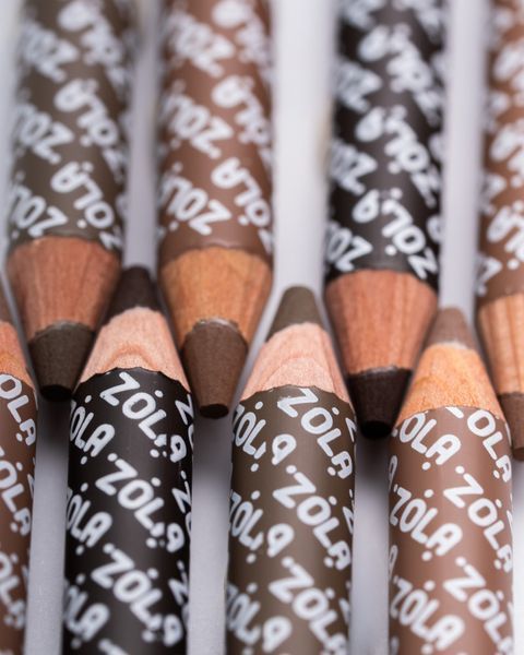 Карандаш пудровый для бровей, ZOLA Powder Brow Pencil, Caramel Brown 05296 фото