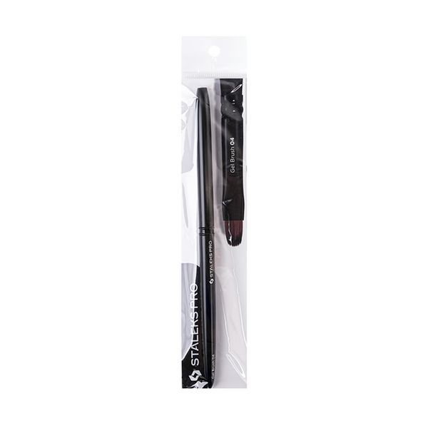 Пензлик для гелю Staleks Pro Expert, №04, 7 мм &ndash; NBE-04 NBE-04 фото