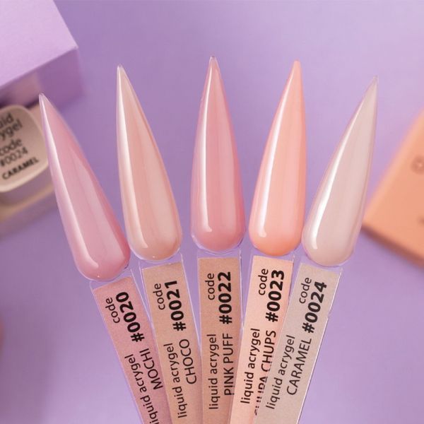 Акрил-гель жидкий для укрепления ногтей DNKa Liquid Acrygel, №0020, Приглушенно-розовый (Mochi), 12 мл LAD0020 фото