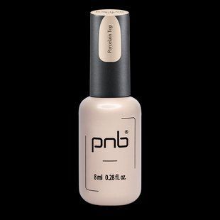 Топ для гель-лаку молочний без липкого шару, PNB Porcelain Top, 8 мл 3113755362 фото