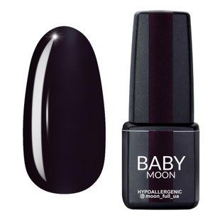 Гель-лак для нігтів Baby Moon Burgundy, №01, колір: димчастий баклажан, 6 мл 5908254001284 фото