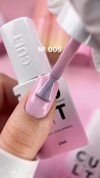 База камуфлирующая, Cult Color Base, №005&nbsp;Whisper Pink, пастельно-розовая, 13 мл 1300 фото