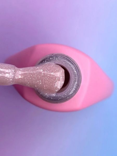 Гель рідкий камуфлюючий для зміцнення нігтів, You Are Cute Bottle Gel, №09, світло-бежевий з шиммером, 5 мл 994-4004-0949 фото