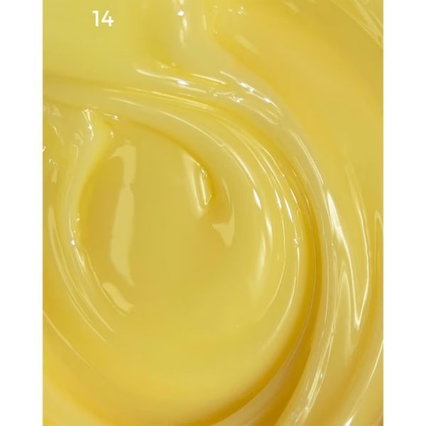 Змінний картридж гелю для нарощування нігтів, Edlen Builder gel Lollipop, №14, жовтий, 15 мл 4000312020 фото